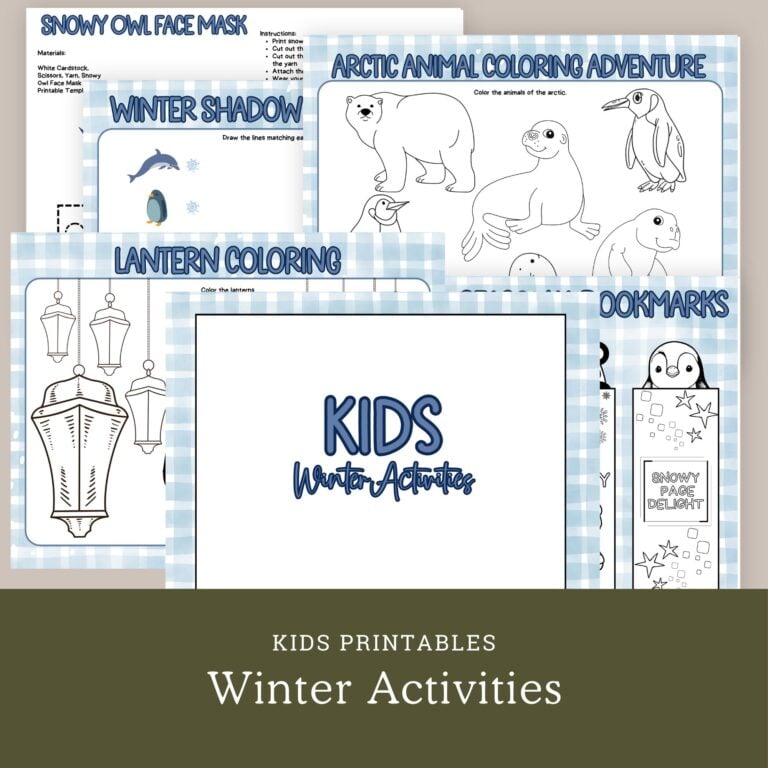 Winter Fun Activity Bundle