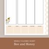 Honey and Sunflower Printable Weekly Planner Pages - Image 4