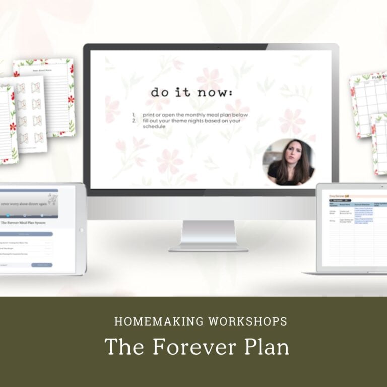 The Forever Plan (Meal Planning Mini Course)